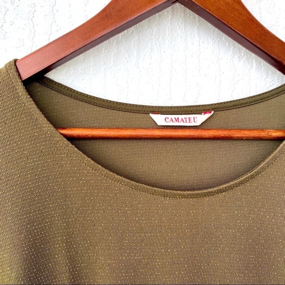 Top tunic elastic waist bat sleeves 14 Camaieu - Picture 3 of 5